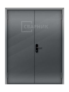 Двустворчатая техническая дверь на заказ ДТМ-002